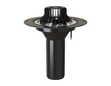 Воронка с обжимным  металлическим фланцем с  обогревом 110х450 мм, TERMOCLIP